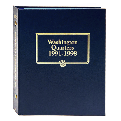 Альбом для монет 25 центов США 1991-98 (Whitman)