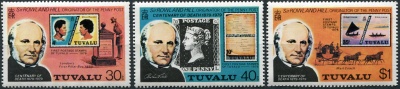 Тувалу. 1979. 100-летие со дня смерти Роуленда Хилла (Серия. MNH OG)