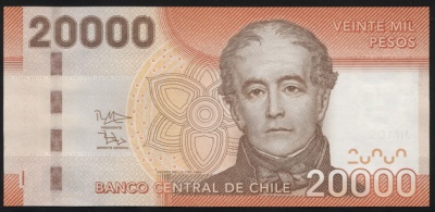 Чили. 20000 песо (Unc) 2013