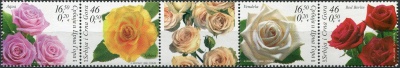 Сербия и Черногория. 2006. Флора. Розы (Сцепка. MNH OG)