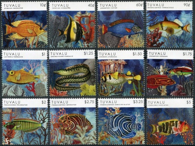 Тувалу. 2012. Жизнь моря. Рыбы (Серия. MNH OG)