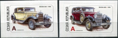 Чехия. 2013. Чешские автомобили - Шкода I (Серия Почтовых марок. MNH OG)