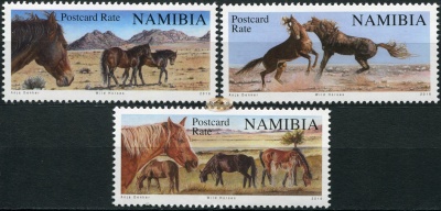 Намибия. 2016. Репринт Диких Лошадей Намибии (Серия. MNH OG)