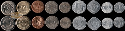 Пакистан. Набор №3 (9 монет) 1968-2008