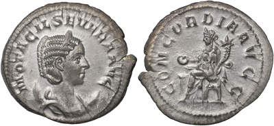 Римская империя. Отацилия Севера. Антониниан. Unc серебро. 246-248 Рим