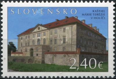 Словакия. 2022. Усадьба Марии Терезии, Голич (Почтовая марка. MNH OG)