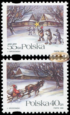 Польша. 1996. Рождество (Серия. MNH OG)