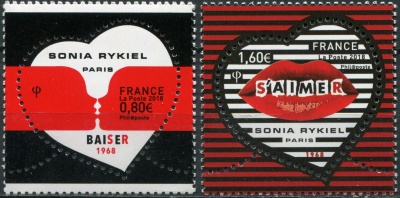 Франция. 2018. 50 лет Дому моды „Sonia Rykiel“ (Серия. MNH OG)