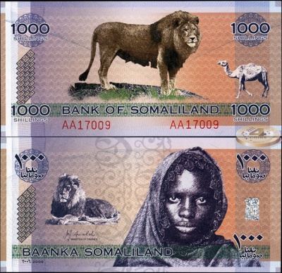 Сомалиленд. 1000 шиллингов (Unc) 2006