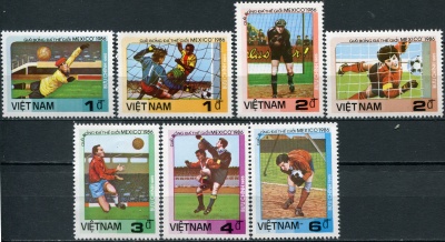 Вьетнам. 1985. Чемпионат мира по футболу в Мексике (I) (Серия. MNH OG)