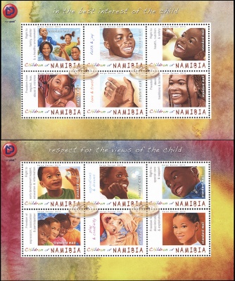 Намибия. 2013. Дети Намибии (Серия Малых листов. MNH OG)