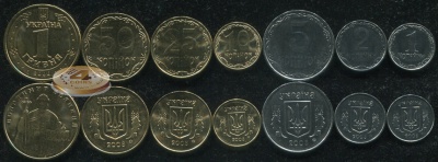 Украина. Набор №2 (7 монет) 2006-08