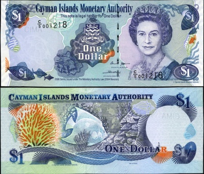 Каймановы о-ва. 1 доллар (Unc) 2006