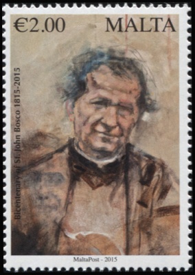 Мальта. 2015. 200 лет со дня рождения Иоанна Боско (Почтовая марка. MNH OG)