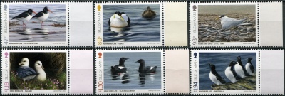 Остров Мэн. 2017. Береговые птицы Острова Мэн (Серия. MNH OG)