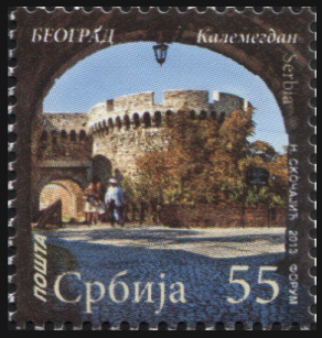 Сербия. 2013. Белград. Калемегдан (Почтовая марка. MNH OG)