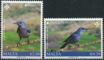 Мальта. 2019. Национальные птицы (Серия Почтовых марок. MNH OG)