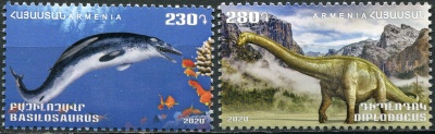 Армения. 2020. Флора и фауна Древнего мира (Серия Почтовых марок. MNH OG)