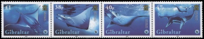 Гибралтар. 2006. Европейская мобула (Серия. MNH OG)