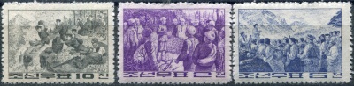 КНДР. 1964. Живопись в революционных традициях (Серия Почтовых марок. MNH OG)