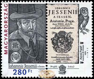 Венгрия. 2016. 450 лет со дня рождения Яна Ессениуса (Почтовая марка. MNH OG)