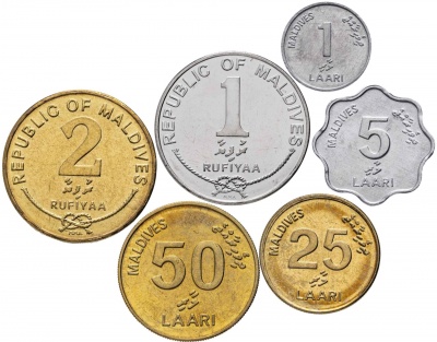 Мальдивы. Набор №6 (6 монет) 1990-2008