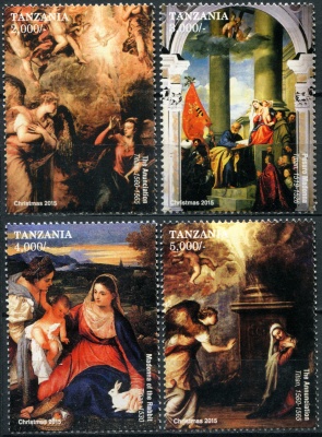 Танзания. 2015. Рождество (Серия. MNH OG)