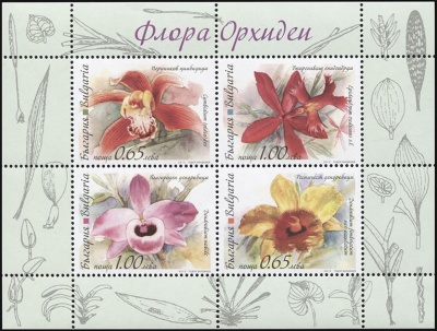 Болгария. 2013. Флора. Орхидеи (М.Лист. MNH OG)