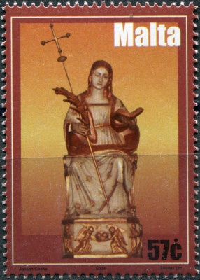 Мальта. 2004. Статуя Святой Агаты (Почтовая марка. MNH OG)