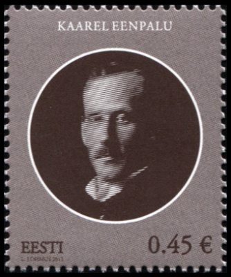 Эстония. 2013. Каарел Ээнпалу (1888-1942) (Почтовая марка. MNH OG)