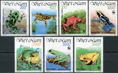 Вьетнам. 1991. Лягушки (Серия. MNH OG)