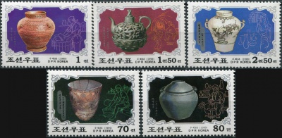 КНДР. 1999. Керамика (Серия Почтовых марок. MNH OG)