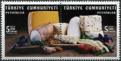 Турция. 2022. Сыры Турции (Сцепка. MNH OG)