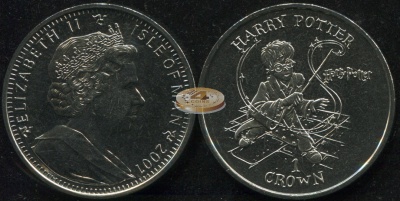 Остров Мэн. 1 крона. 2001 (Unc)