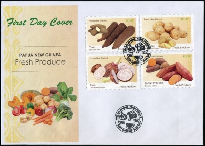 Папуа Новая Гвинея. 2019. Свежие продукты (Конверт Первого Дня. Mint)