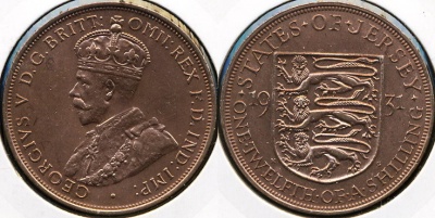 Джерси. 1/12 шиллинга. 1931 (aUnc)