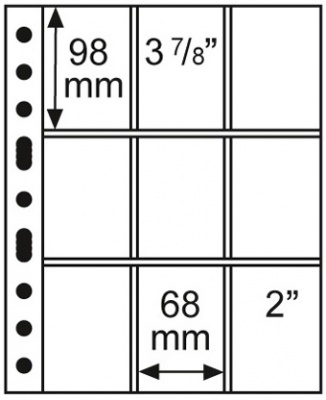 Лист Grande на 9 ячеек [1 шт] (Leuchtturm)