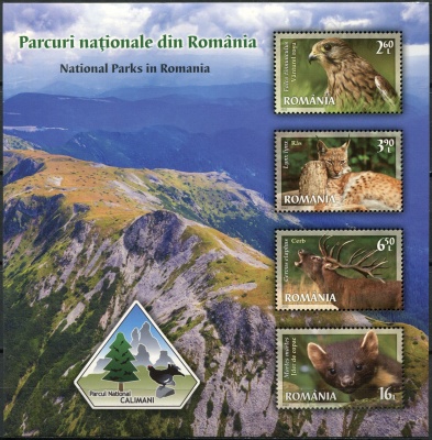 Румыния. 2022. Национальный парк Кэлимани (Малый лист. MNH OG)