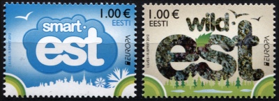 Эстония. 2012. Посетите Эстонию (Серия Почтовых марок. MNH OG)