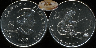 Канада. 25 центов. 2007 (Unc)