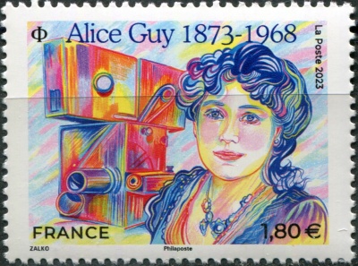 Франция. 2023. Алис Ги-Блаше, кинорежиссёр (Почтовая марка. MNH OG)