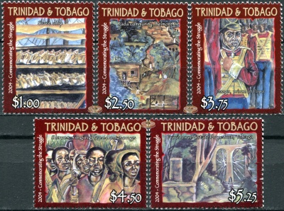 Тринидад и Тобаго. 2004. Международный год борьбы с рабством (Серия. MNH OG)