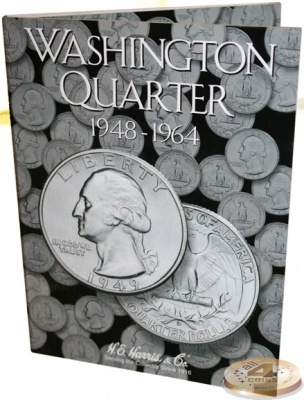 Альбом-фолдер для монет 25 центов США 1948-64 (Harris)