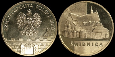 Польша. 2 злотых. 2007 (Unc) Свидница