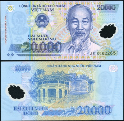 Вьетнам. 20000 донг (Unc. Пластик) 2006