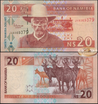 Намибия. 20 долларов (Unc) 2006