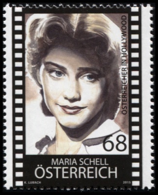 Австрия. 2015. Мария Шелл (Почтовая марка. MNH OG)