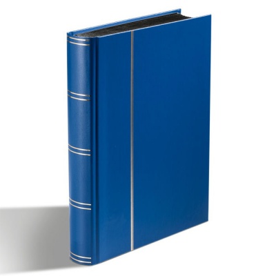 Альбом (кляссер) для марок BASIC S60. 60 черных страниц. Без логотипа (Leuchtturm)