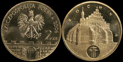 Польша. 2 злотых. 2006 (Unc) Бохня