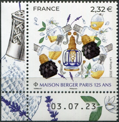 Франция. 2023. 125-летие Дома Берже, Париж (I) (Почтовая марка. MNH OG)